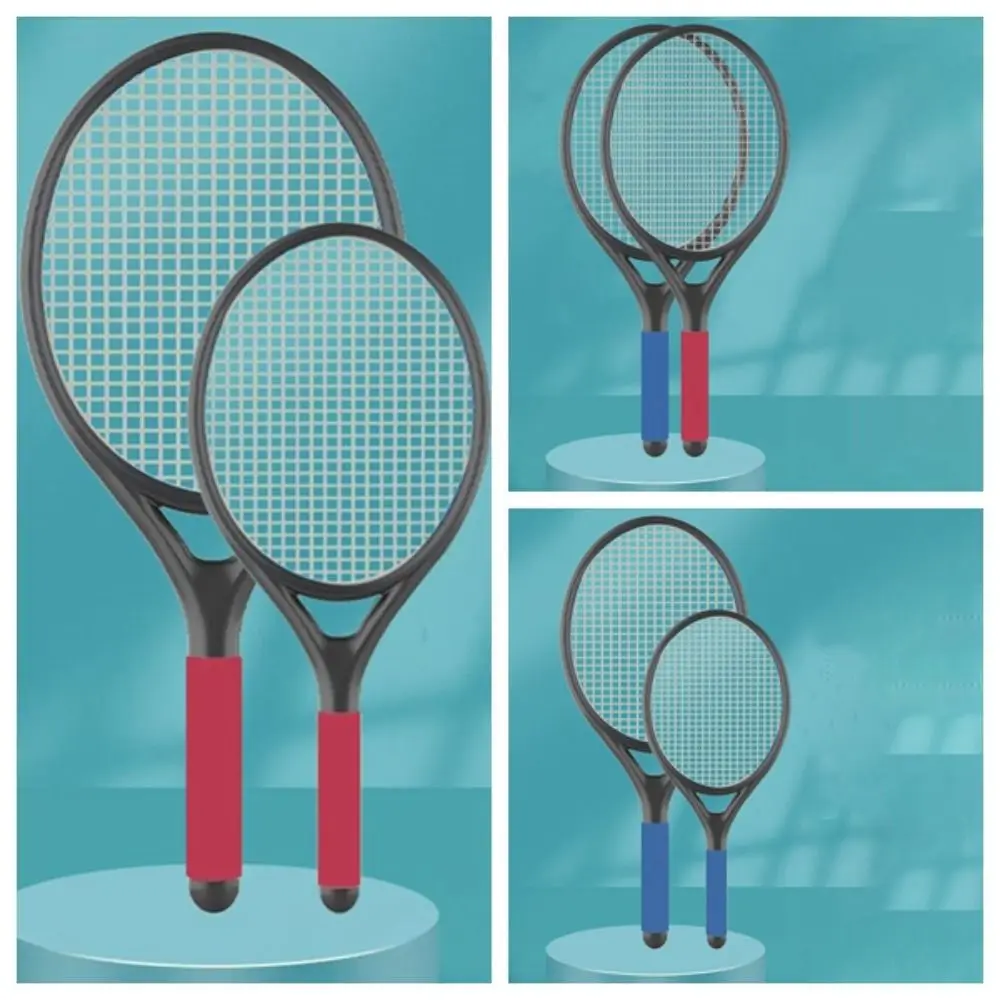Хорошая эластичность Комплект теннисных ракеток Эргономичный с теннисной ракеткой Комплект для теннисного рикошета Противоударная противоскользящая ручка Изображение 0