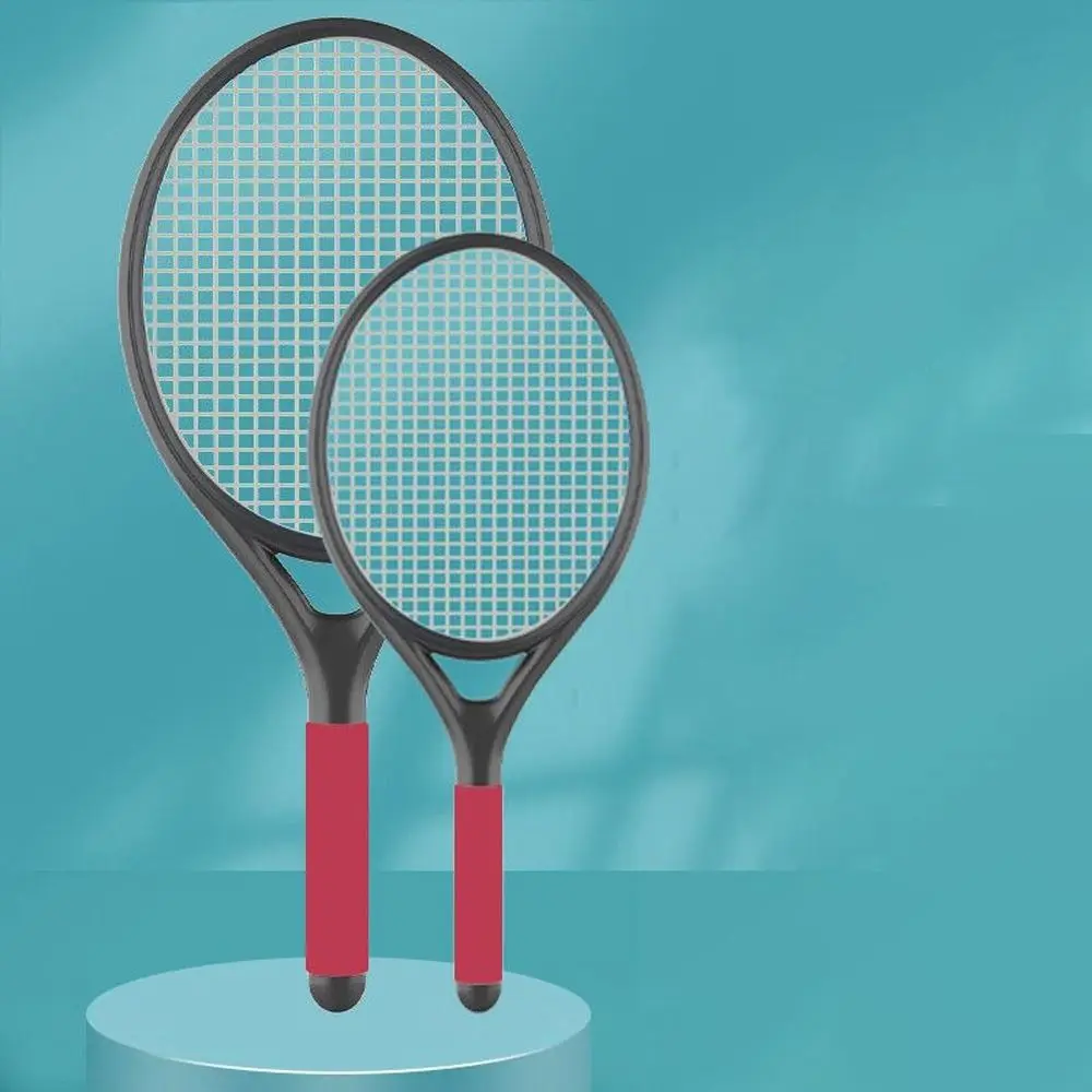 Хорошая эластичность Комплект теннисных ракеток Эргономичный с теннисной ракеткой Комплект для теннисного рикошета Противоударная противоскользящая ручка Изображение 4