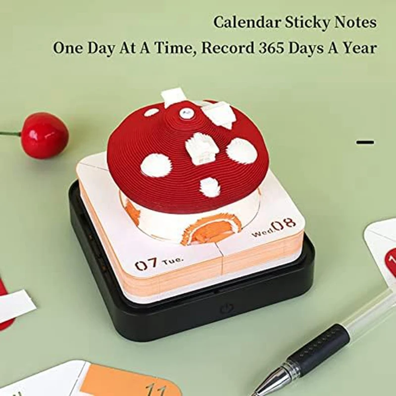 Цельнокроеный 3D Календарь на 2024 год, Отрывная Липкая Заметка 3D Блокнот Часы Календарь Украшение Офисного Стола Резьба по Бумаге из ПВХ Искусство Изображение 2