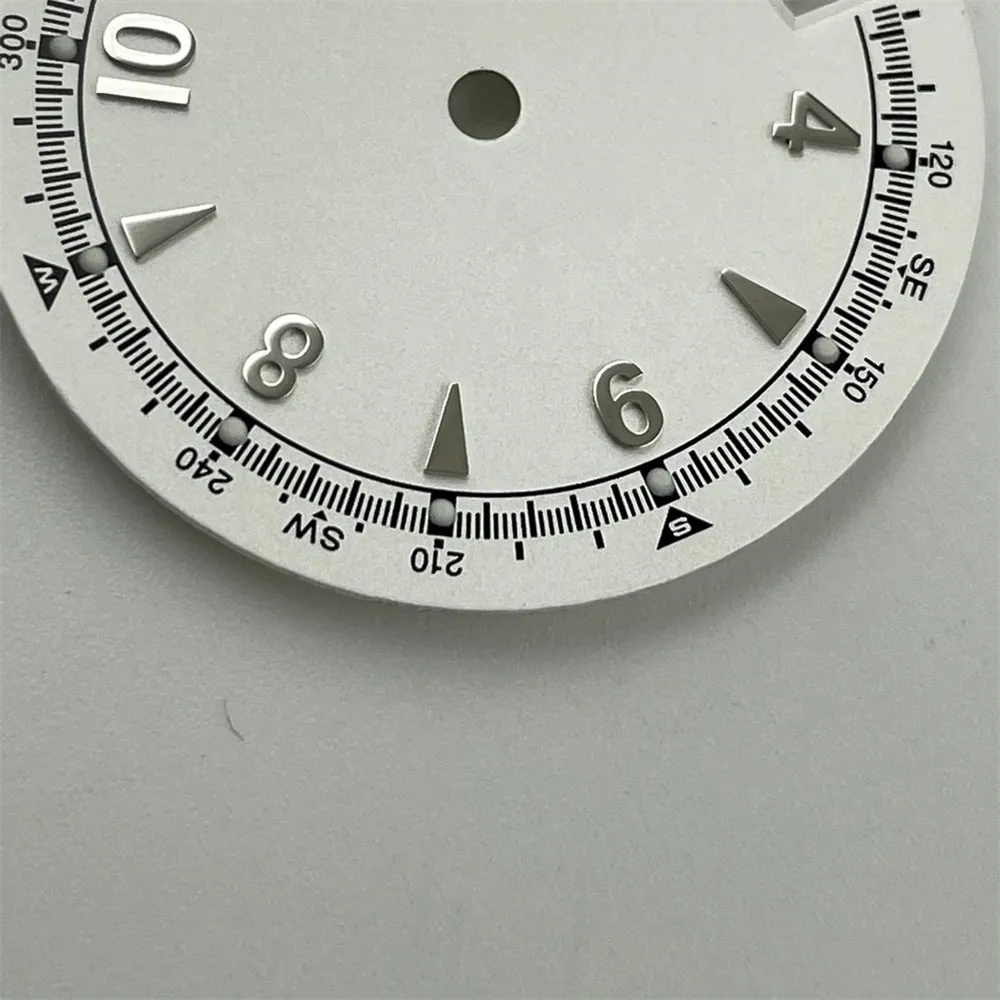 Циферблат 28,5 ММ, модификация ретро-механических часов буквально для NH35 / NH36 с зеленым ночным освещением Изображение 5