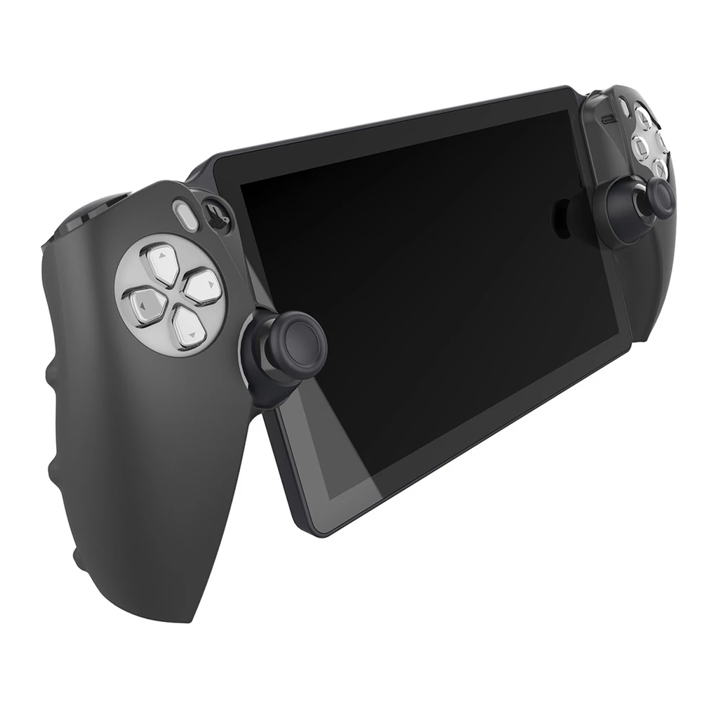 Черный чехол для контроллера игровой консоли PS Portal, защитный чехол, противоударный силиконовый чехол для захвата игрового автомата, чехол-накладка Изображение 1