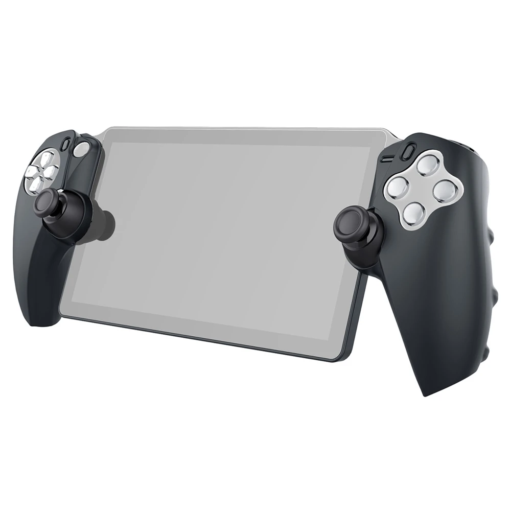 Черный чехол для контроллера игровой консоли PS Portal, защитный чехол, противоударный силиконовый чехол для захвата игрового автомата, чехол-накладка Изображение 4