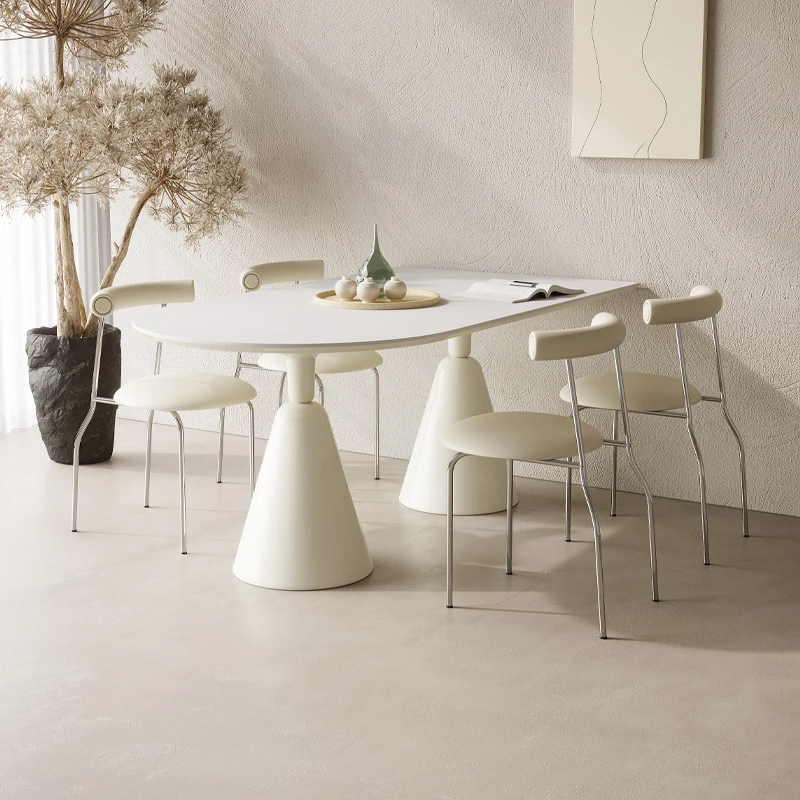 Эргономичный Дизайн современных обеденных стульев Для спальни, ресторана, обеденных стульев, шезлонгов для ожидания, кухонной мебели Salle Manger Изображение 3